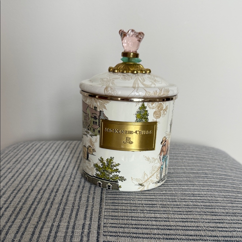 MacKenzie-Childs Small Aurora Farms Canister-Rate and Retired